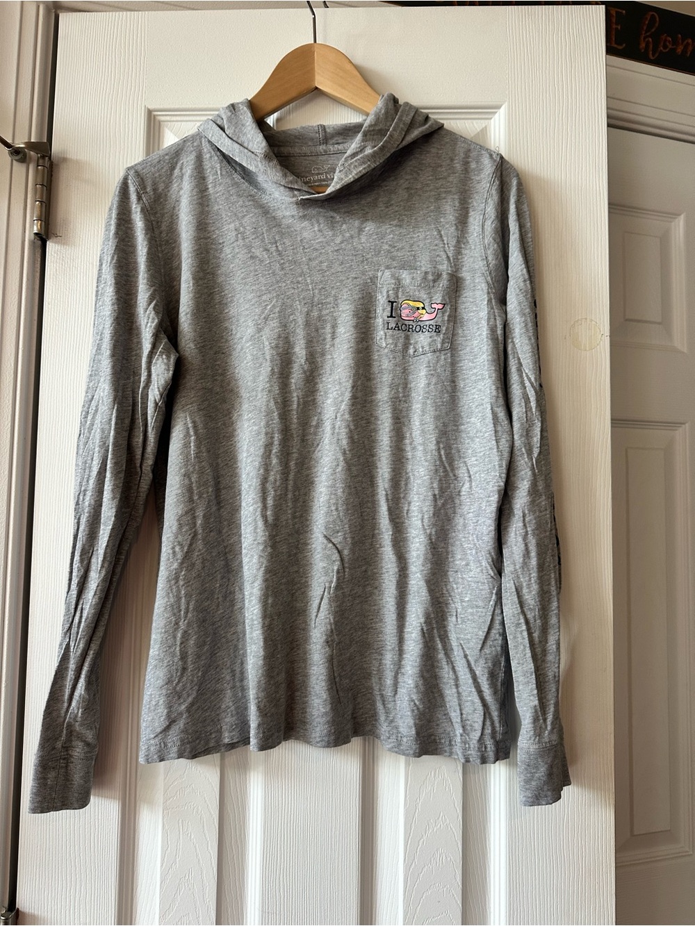 Vineyard Vines Women’s Gray Cowl-Neck Long Sleeve Pullover